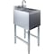 Amgood Utility sink, 430 Stainless Steel, 19 in W x 14 in L x 33 in H SINK BAR 101410 - FAUCET - alternate 1